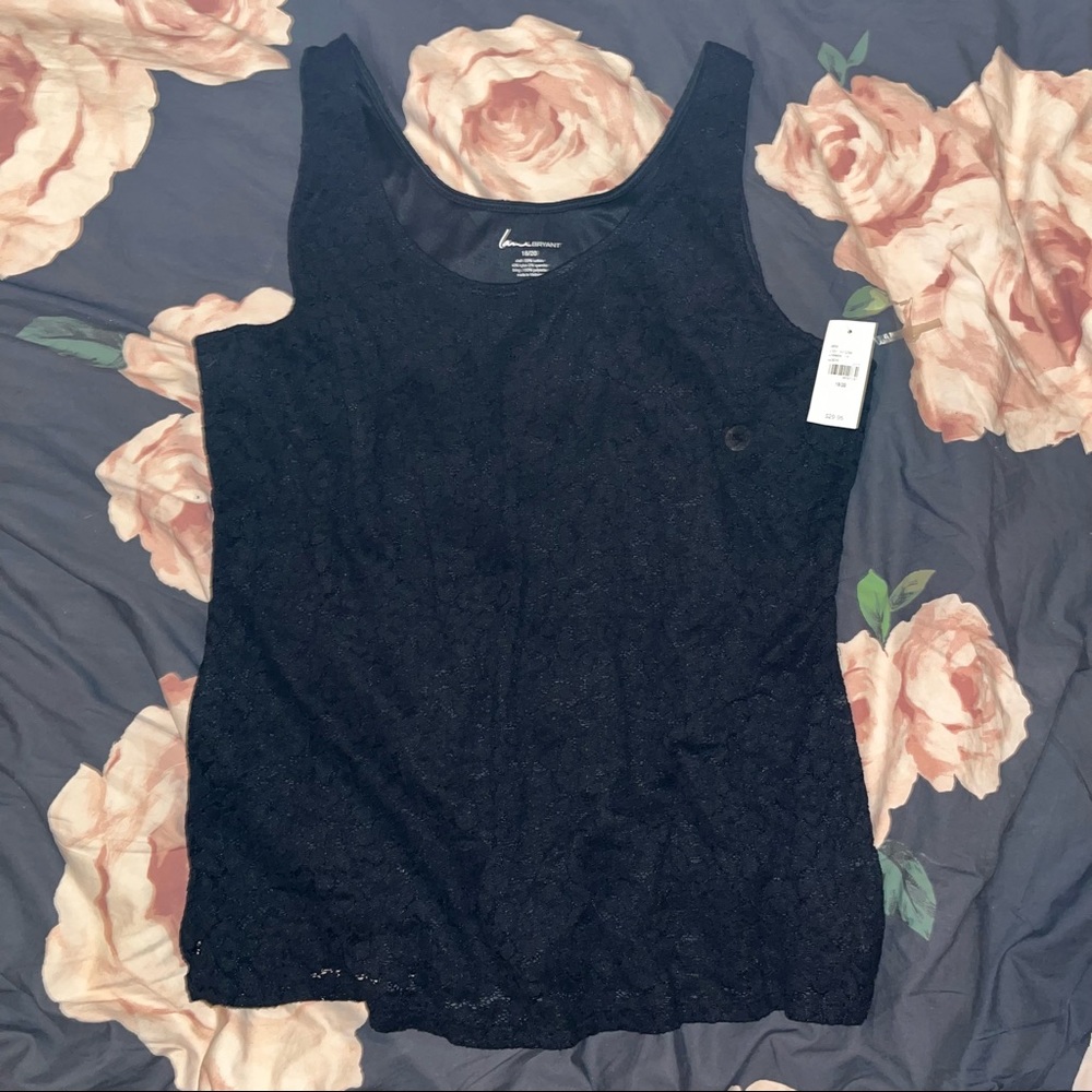 NWT Lane Bryant lace tank 18/20